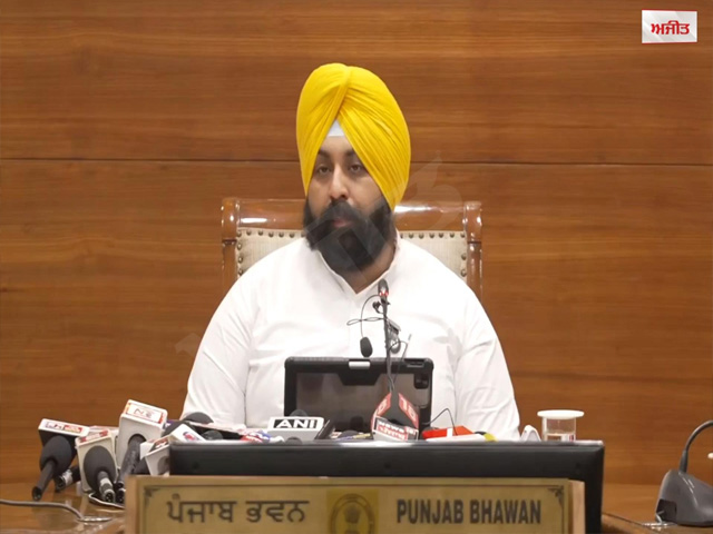 ਸਿੱਖਿਆ ਮੰਤਰੀ ਹਰਜੋਤ ਸਿੰਘ ਬੈਂਸ ਵਲੋਂ ਪ੍ਰੈੱਸ ਕਾਨਫ਼ਰੰਸ
