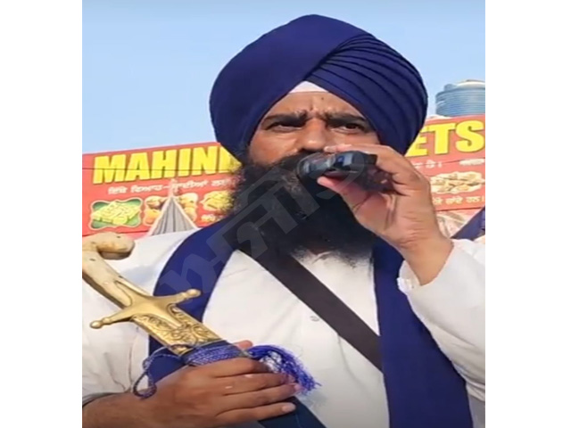 ਦਿੜ੍ਹਬਾ ਪੁੱਜੇ ਮੀਰੀ ਪੀਰੀ ਖ਼ਾਲਸਾ ਮਾਰਚ ਦਾ ਸੰਗਤਾਂ ਵੱਲੋਂ ਜੋਸ਼ੋ-ਖਰੋਸ਼ ਨਾਲ ਸਵਾਗਤ