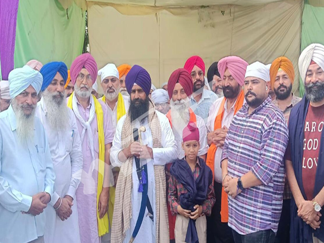 ਮੀਰੀ ਪੀਰੀ ਖ਼ਾਲਸਾ ਮਾਰਚ ਪੁੱਜਾ ਮਾਛੀਵਾੜਾ ਦੀ ਪਵਿੱਤਰ ਧਰਤੀ 'ਤੇ,  ਸੰਗਤਾਂ ਵਲੋਂ ਭਰਵਾਂ ਸਵਾਗਤ