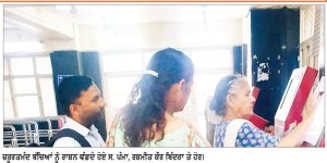 ਜ਼ਰੂਰਤਮੰਦ ਪਰਿਵਾਰਾਂ ਦੇ ਬੱਚਿਆਂ ਨੂੰ ਮੁਫ਼ਤ ਰਾਸ਼ਨ ਵੰਡਿਆ