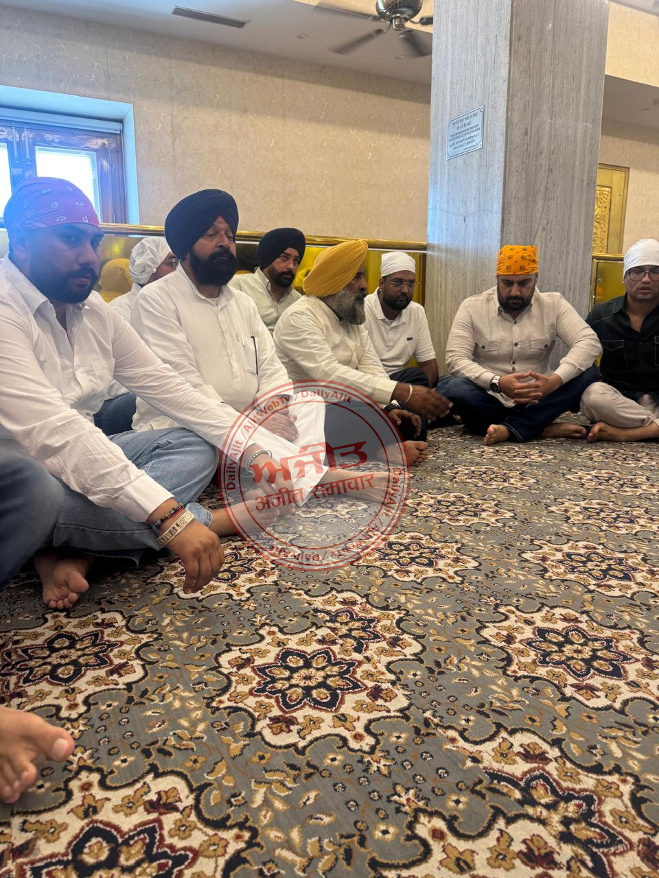 ਪ੍ਰਧਾਨ ਬਣਨ ਤੋਂ ਬਾਅਦ ਗੁਰਦੁਆਰਾ ਬੰਗਲਾ ਸਾਹਿਬ ਵਿਖੇ ਨਤਮਸਤਕ ਹੋਣ ਪੁੱਜੇ ਪਰਗਟ ਸਿੰਘ