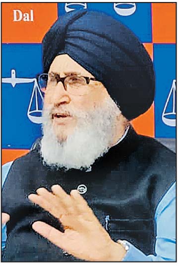 ਸੁਪਰੀਮ ਕੋਰਟ ਦੇ ਫ਼ੈਸਲੇ ਨੇ ਖੋਲ੍ਹੀ
ਨਗਰ ਨਿਗਮ ਚੋਣਾਂ ਦੀ ਪੋਲ-ਡਾ. ਚੀਮਾ