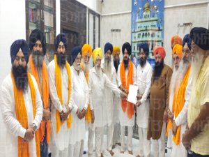 ਸ੍ਰੀ ਅਕਾਲ ਤਖ਼ਤ ਸਾਹਿਬ ਸਕੱਤਰੇਤ ਪੁੱਜੇ ਅਲਾਇੰਸ ਆਫ਼ ਸਿੱਖ ਆਰਗਨਾਈਜੇਸ਼ਨ ਦੇ ਆਗੂ