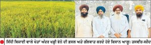 ਝੋਨੇ ਦੀ ਸਿੱਧੀ ਬਿਜਾਈ ਰਾਹੀਂ ਨਵਾਂ ਇਤਿਹਾਸ ਸਿਰਜਣ ਵਾਲੇ ਕਿਸਾਨਾਂ ਦੇ ‘ਸੁਪਨਿਆਂ ਨੂੰ ਪਿਆ ਬੂਰ’