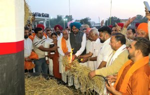 ਅਜਨਾਲਾ ਵਿਖੇ ਵਿਧਾਇਕ ਕੁਲਦੀਪ ਸਿੰਘ ਧਾਲੀਵਾਲ ਨੇ ਰਾਵਣ, ਮੇਘਨਾਥ ਤੇ ਕੁੰਭਕਰਨ ਦੇ ਪੁਤਲਿਆਂ ਨੂੰ ਕੀਤਾ ਅਗਨ ਭੇਟ